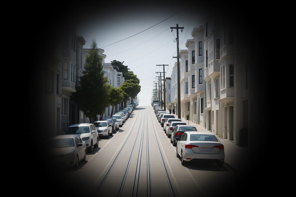 Imagem que mostra a tontura com escurecimento visual na pressão baixa