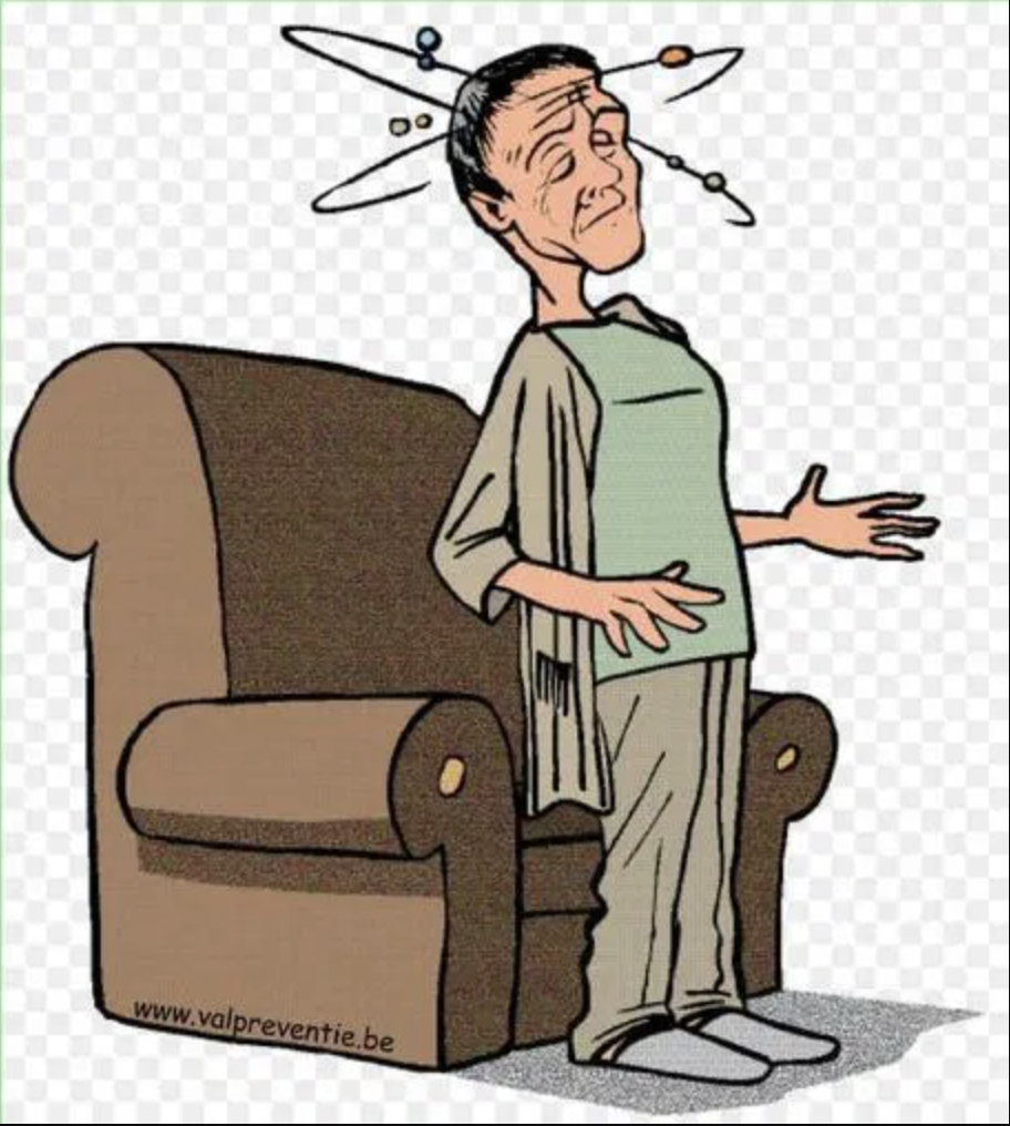 Imagem de senhor com hipotensão postural