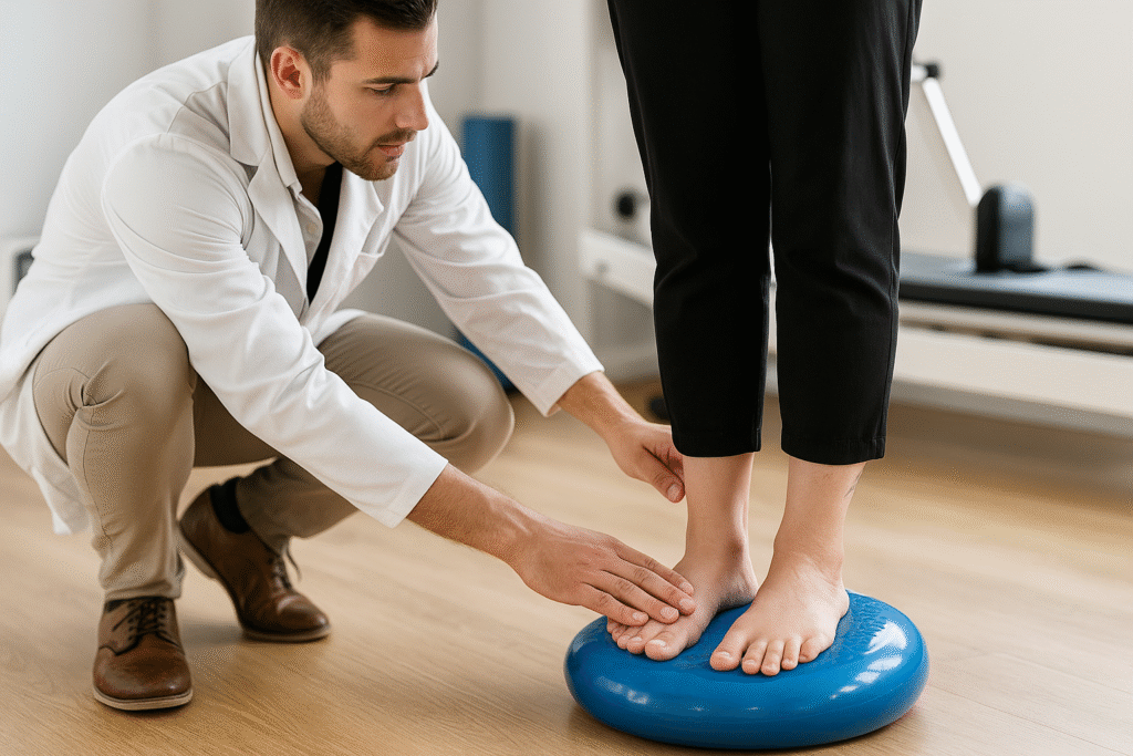 Fisioterapia para alteração de sensibilidade profunda